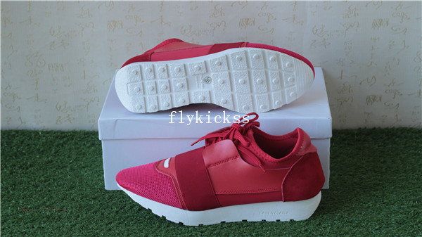 Balenciaga Race Runner Trainers Red